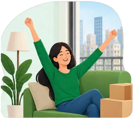 A renter moved into their new Pune home